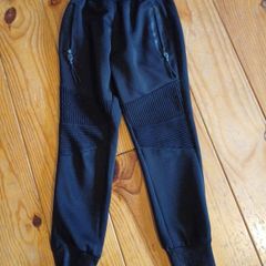 Age 7 Black Tracksuit Bottoms
