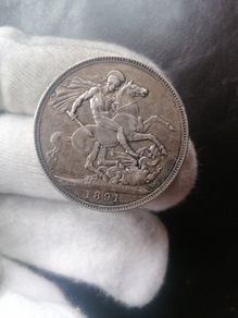 1891 Silver Crown Coin