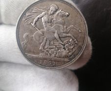1891 Silver Crown Coin