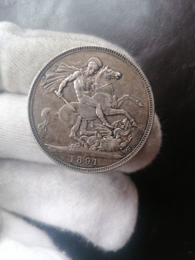 1891 Silver Crown Coin