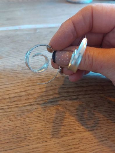 Silver Colour Earrings