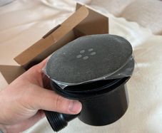90mm Black Fast Flow Shower Tray Waste