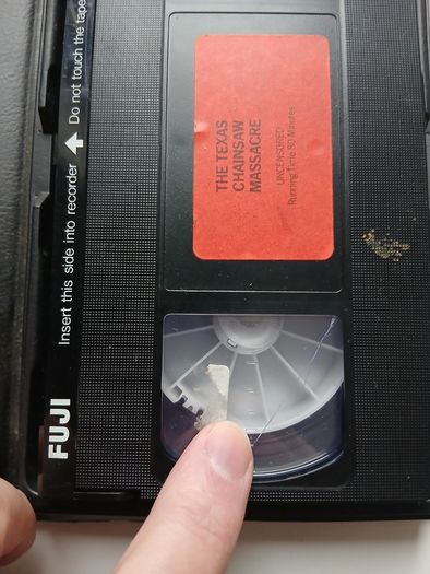 The Texas Chain Saw Massacre Pre Cert On Iver Film Services UK 1974 VHS Pal FF 30 No. 22