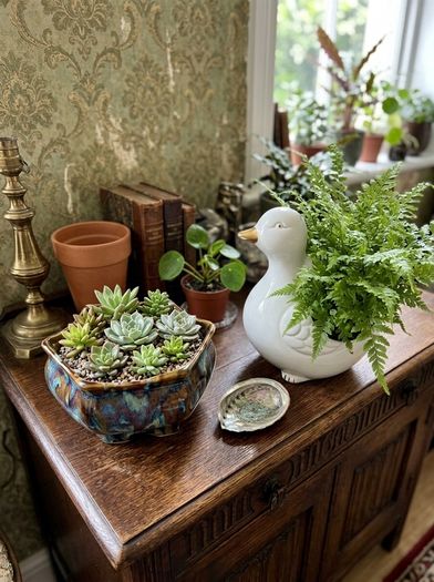 1960s small planter bowl
