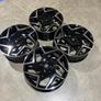 17" Inch Ford Fiesta Alloy wheels 4x108 63.4 TI TDCI ECOBOOST Gloss Black Machined Image 6