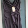 Jenny Packham No.1 charcoal ruched embellished dress Sz 14 - Bnwt Rrp 140 sterling Image 2
