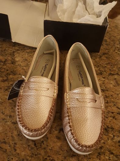 Pink Loafers Size 4