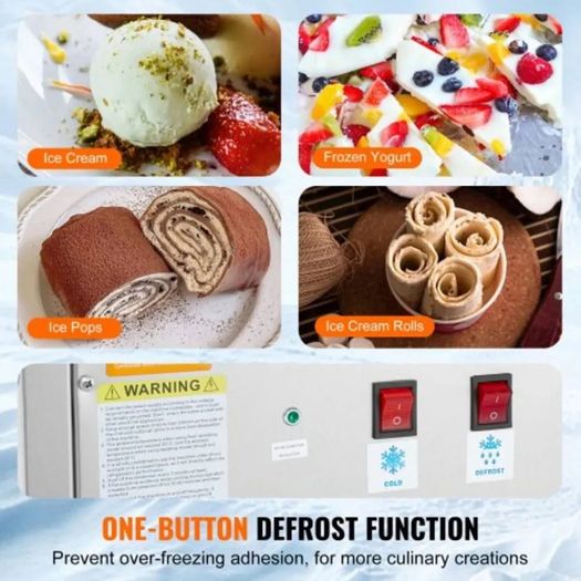 Fried Ice Cream Roll Machine Stainless Steel Pan