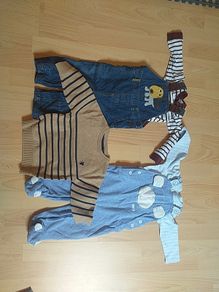 Next Dungarees and jumper baby