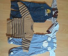 Next Dungarees and jumper baby
