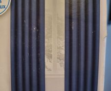 100% Blackout curtains - Indigo coloured