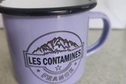 Les Contamines - France Enameled Mug As New.