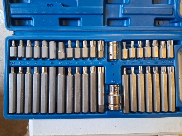 40pc Torx Hex and Spline Bit Set