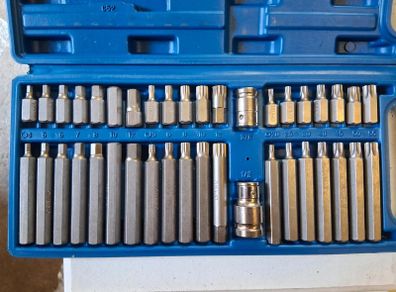 40pc Torx Hex and Spline Bit Set