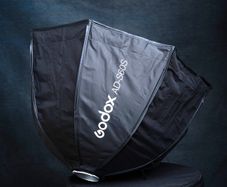 Studio Octabox + Parabolic Umbrella
