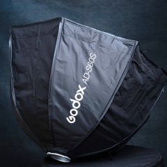 Studio Octabox + Parabolic Umbrella