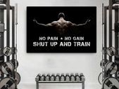 Gym printed signs boards home gym inspiration prints boards