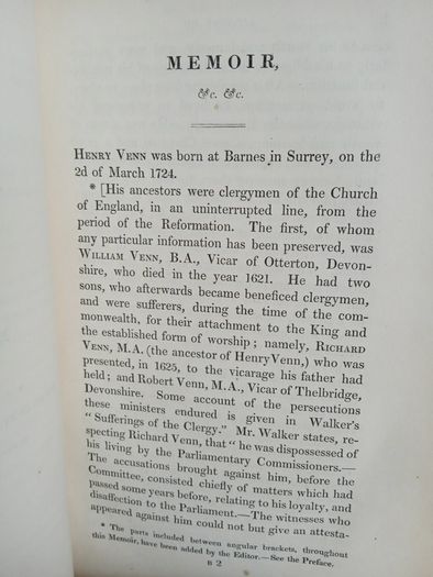 The Life and a Selection from the Letters of the Late Rev. Henry Venn: The Memory of His Life Drawn Up by the Late Rev. John Venn (GT564)