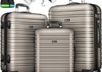 3 x Suitcase 4 wheel hard shell  Luggage bags hard-shell  4 wheels
