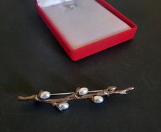 Pussy Willow Branch Brooch, Weaving Spring Nature Jewelry Brooch Shawl Pin Badge Flowers Jewellery and Accessories