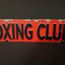 Boxing Club metal sign. Vintage retro Licence player style Image 2