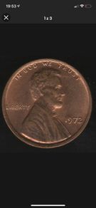 1972 U.S.A. Lincoln Memorial One Cent