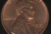 1972 U.S.A. Lincoln Memorial One Cent