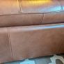Genuine Leather sofa and matching armchair Free Delivery Image 3