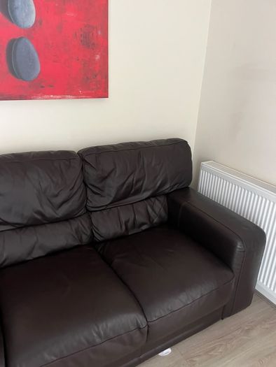 Leather 3 Seater Sofa