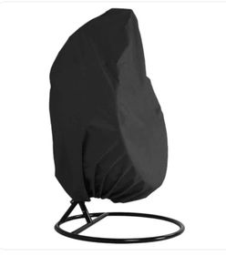 Double Egg Chair Cover - Black