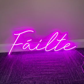"Failte" Neon Sign