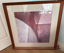 Nick Palmer "Silence Please" Large Framed Abstract Print (67x67cm)