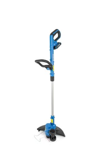 Hyundai 20V Cordless Grass Trimmer 30cm Cut, 2.0Ah Battery, Charger