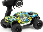 Remote Controlled RC Car 45 km/h, 1:18, 2 Batteries, 4WD 100 m, Monster Truck RTR Buggy Vehicle Truck Remote Controlled Model Car
