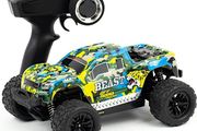 Remote Controlled RC Car 45 km/h, 1:18, 2 Batteries, 4WD 100 m, Monster Truck RTR Buggy Vehicle Truck Remote Controlled Model Car