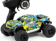 main image for ad Remote Controlled RC Car 45 km/h, 1:18, 2 Batteries, 4WD 100 m, Monster Truck RTR Buggy Vehicle Truck Remote Controlled Model Car