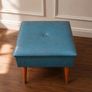 Vintage SHERBORNE Sewing Box  Foot Stool Image 2