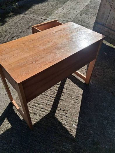 Light oak desk