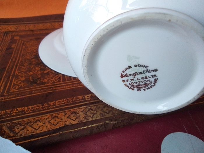 China Tea Plates+ Sugar Bowl