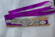 Bridal Belt Purple