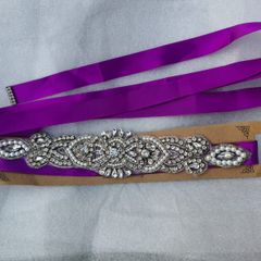 Bridal Belt Purple