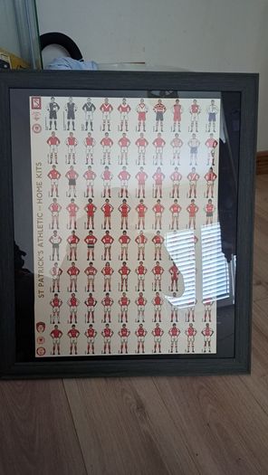 St Patrick's Athletic Framed Team Home Kits