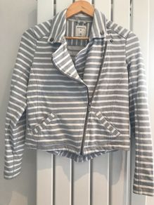 Striped zip jacket by Sandwich (size M)