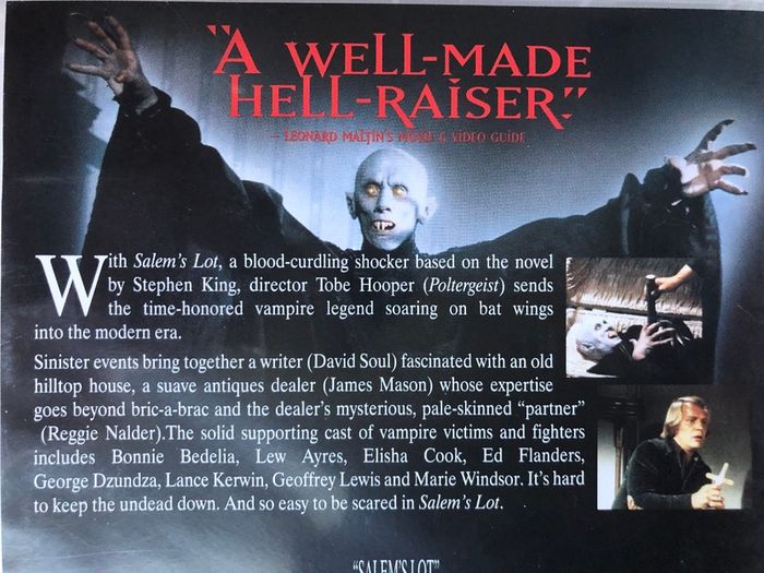 Salem's Lot (Stephen King) [1979] [Complete Mini Series DVD Boxset]