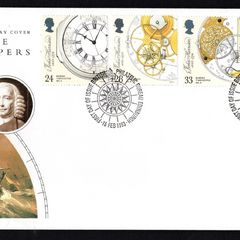 1993 Great Britain Marine Timekeepers Commemorative Stamps Royal Mail Addressed First Day Cover (FDC)