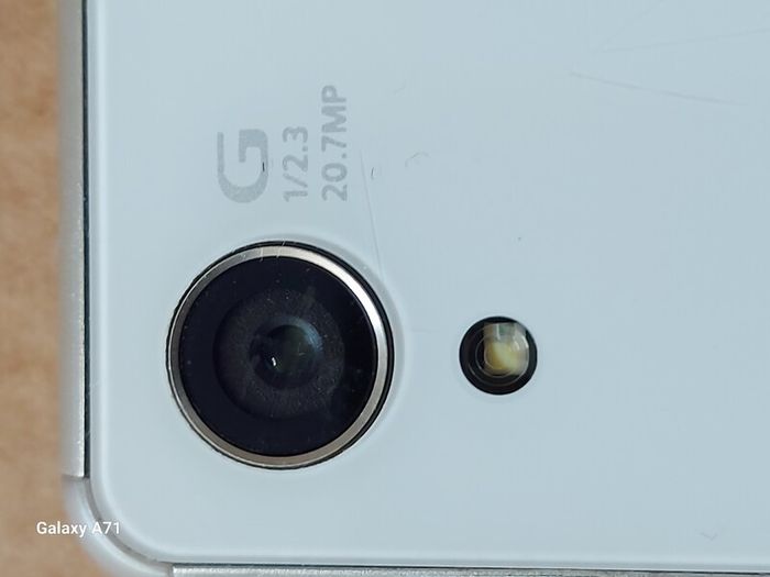 Sony Xperia,Large Screen White Mobile Phone, Pattern Locked, Excellent cosmetic condition, for parts or repair