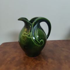 Vintage Green Pitcher Jug