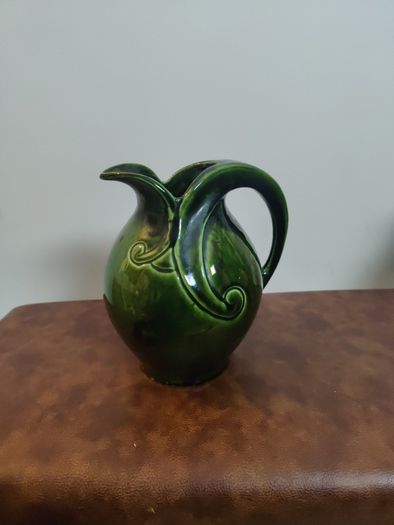 Vintage Green Pitcher Jug