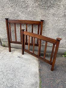 Antique Wooden bed ends