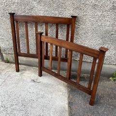 Antique Wooden bed ends